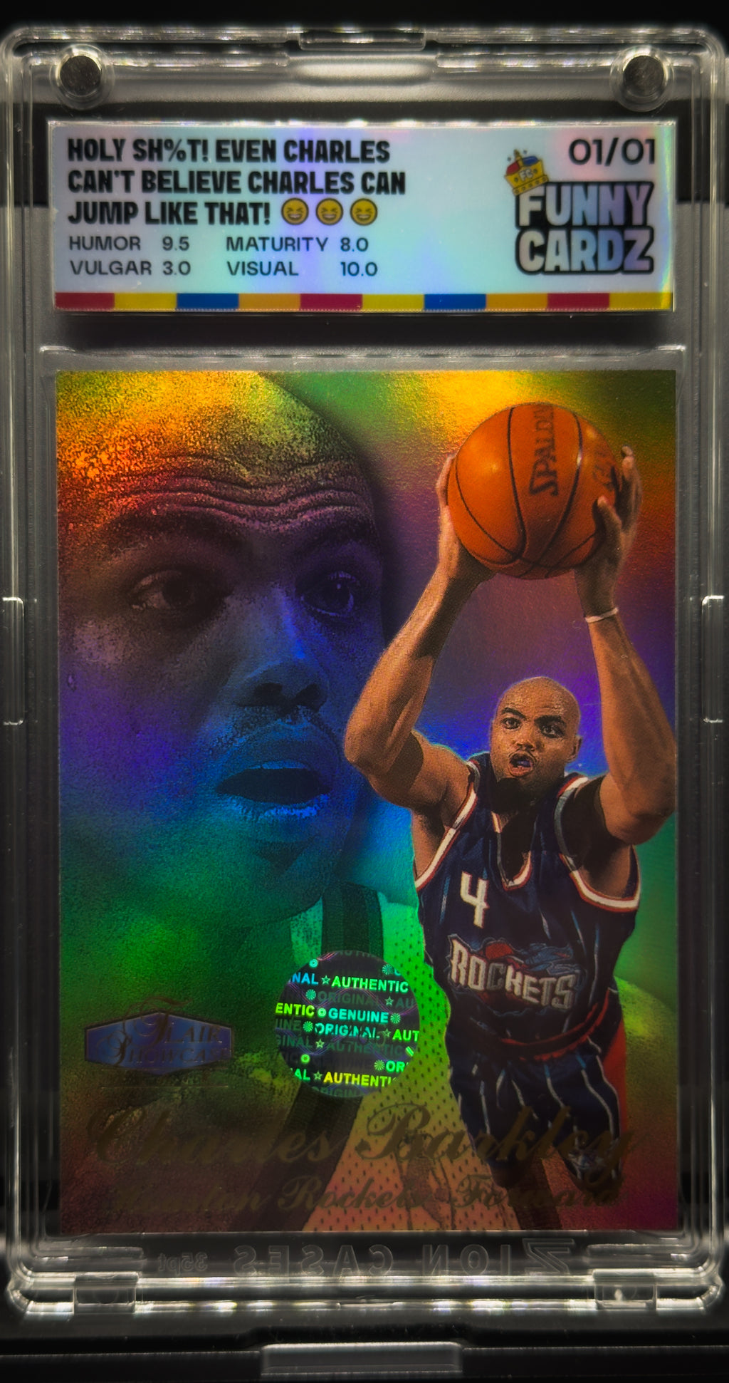 Charles Barkley - Artist Proof 1 of 1 - Autographed By Artist
