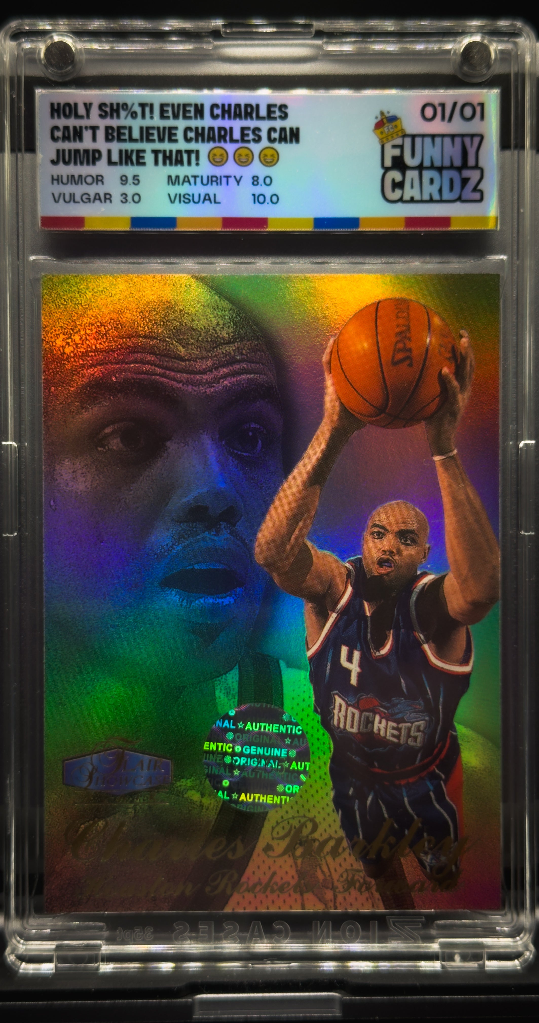 Charles Barkley - Artist Proof 1 of 1 - Autographed By Artist