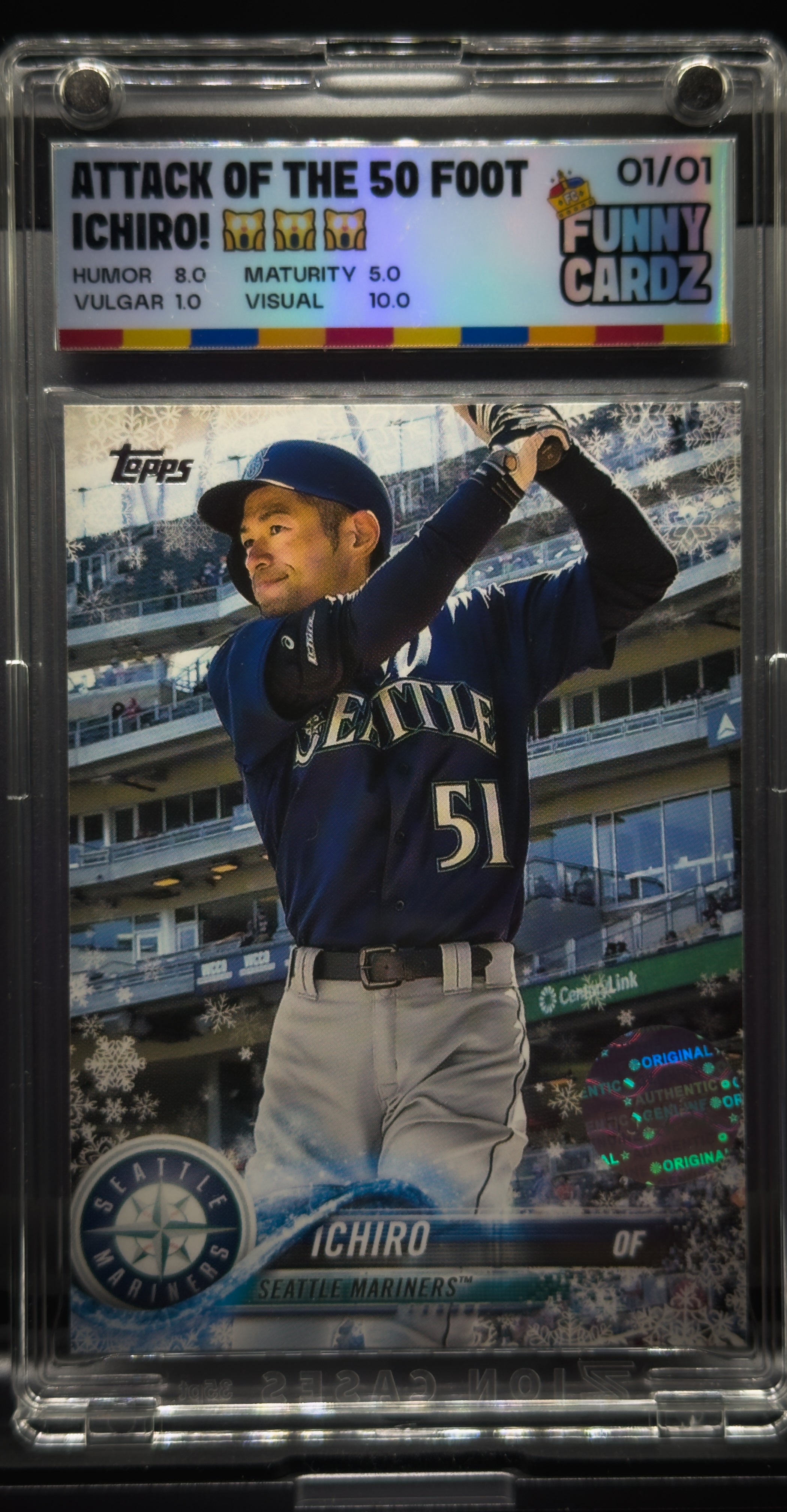 Ichiro Suzuki - Artist Proof 1 of 1 - Autographed By Artist