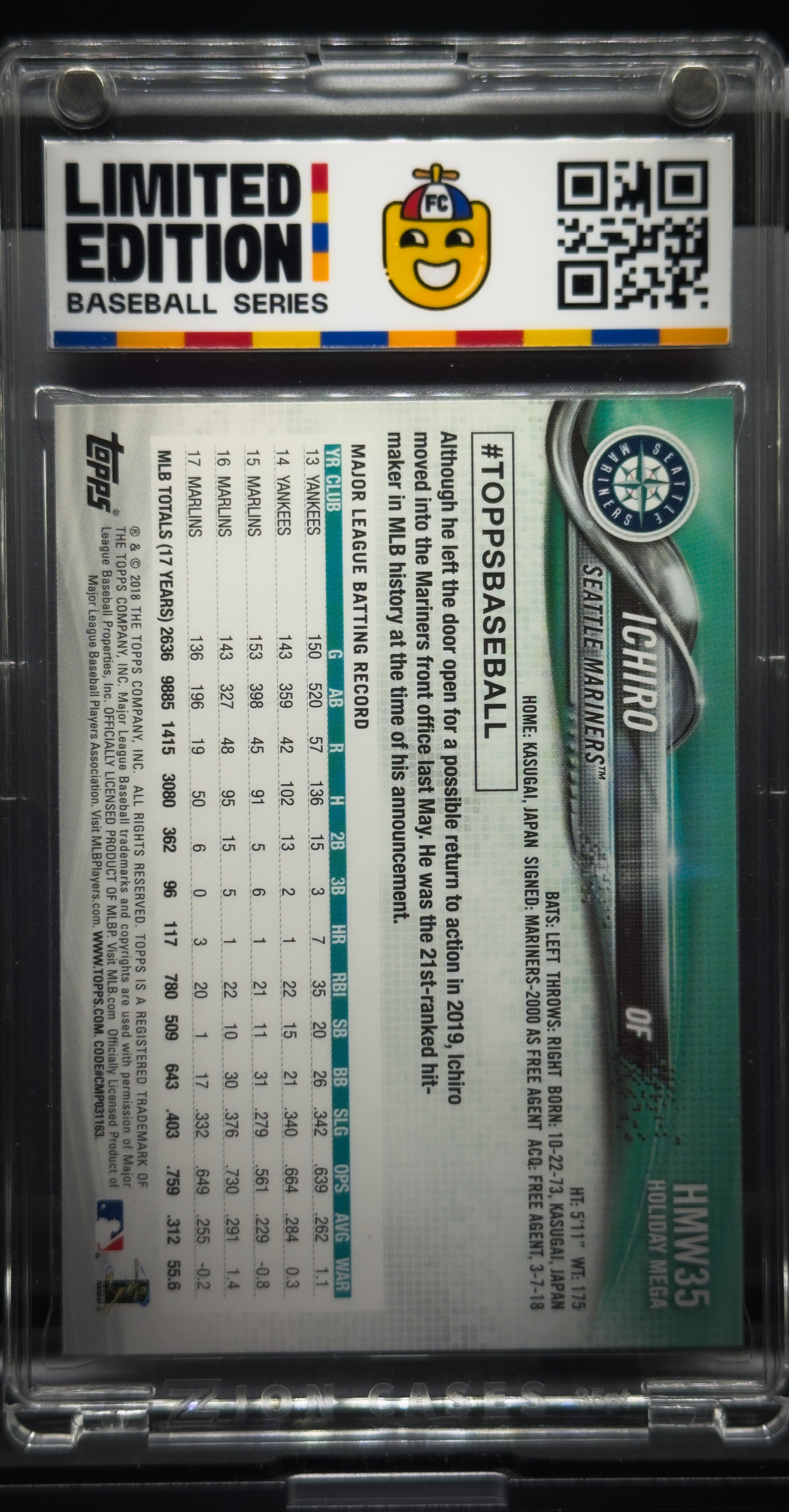 Ichiro Suzuki- Base Cardz - #'ed to 10